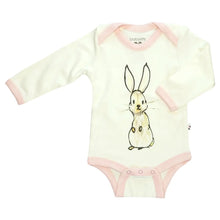 Load image into Gallery viewer, Babysoy Janey Baby Goodall Animal Bodysuit - Rabbit