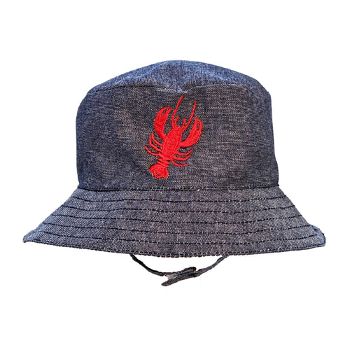 Lobster Chambray Bucket Hat Baby & Toddler