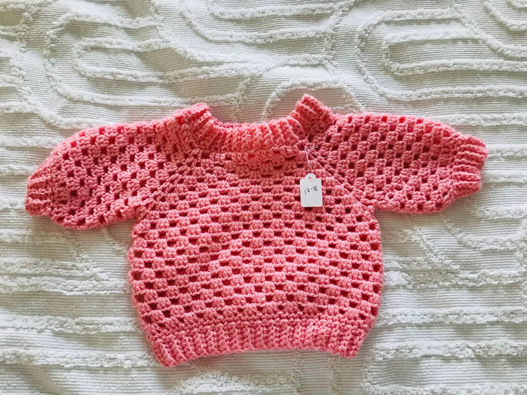 Pullover granny square sweater