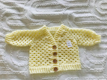Load image into Gallery viewer, Button down granny square sweater