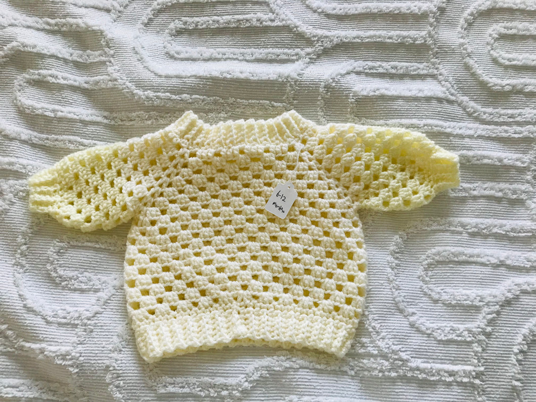 Pullover granny square sweater