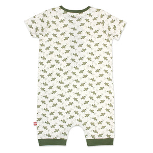 Airplanes  Organic Cotton Henley Bodysuit