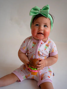 Ice cream shortie bamboo pajamas