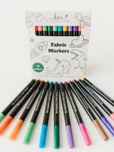 Load image into Gallery viewer, Mermaid coloring pajamas 2 piece set made from bamboo with markers