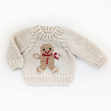 Load image into Gallery viewer, Gingerbread sweater for baby &amp; toddlers