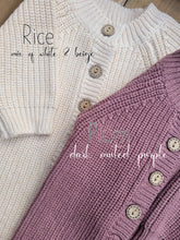 Load image into Gallery viewer, Knit romper button front With zipper