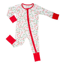 Load image into Gallery viewer, Candy cane bamboo pajamas