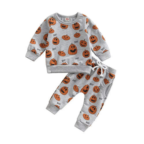 Pumpkins sweatshirt set
