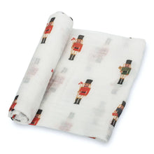 Load image into Gallery viewer, Nutcracker muslin cotton blanket