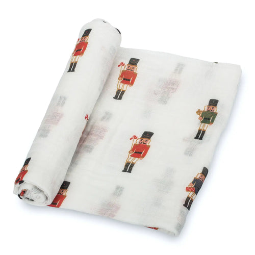 Nutcracker muslin cotton blanket