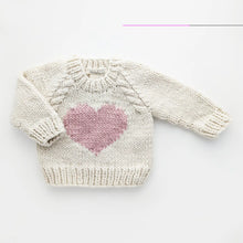 Load image into Gallery viewer, Sweetheart crew neck sweater