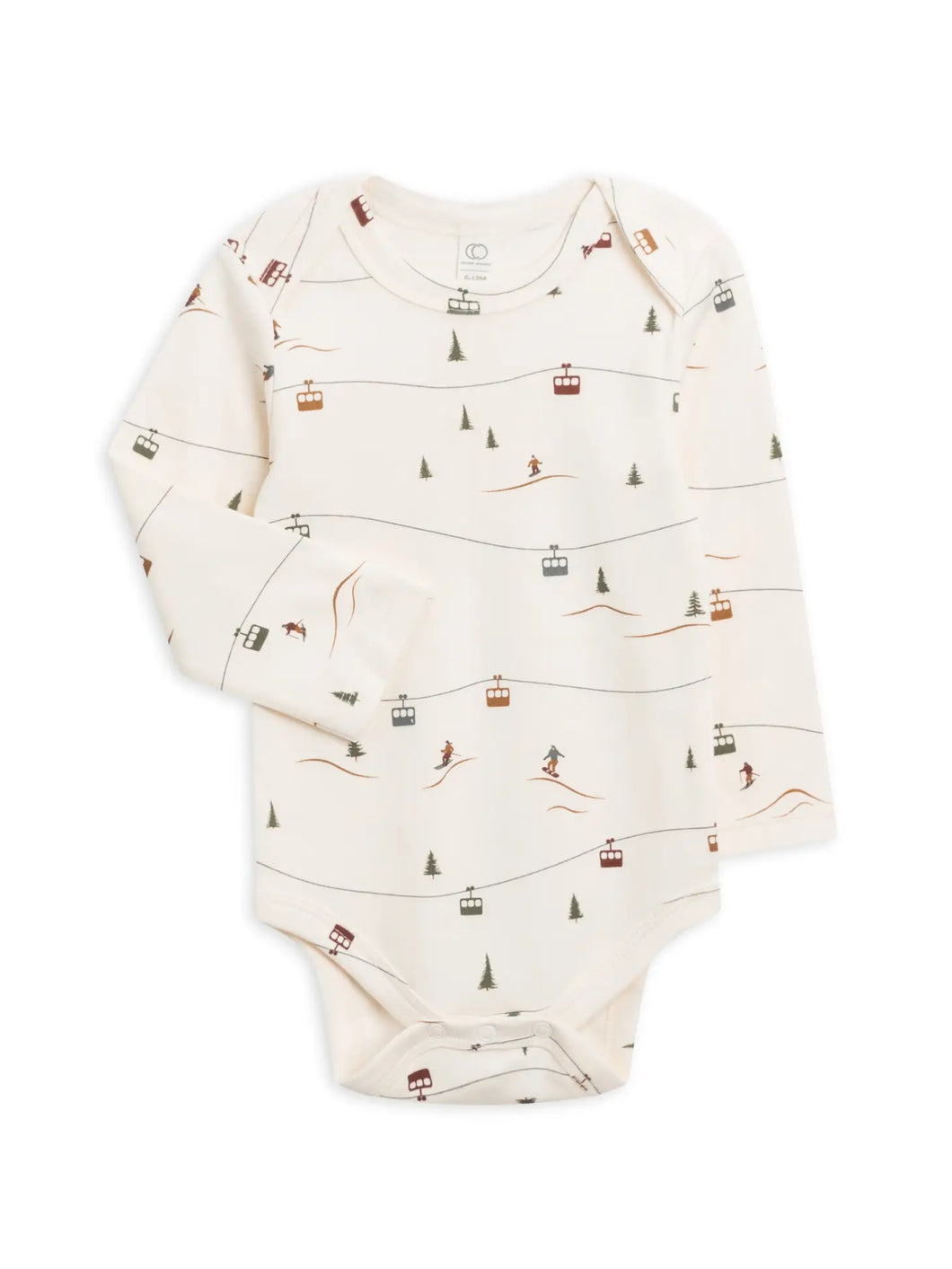 Organic baby river bodysuit Chair lift