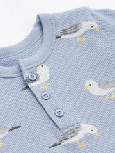 Load image into Gallery viewer, Baby waffle two piece set soaring seagulls