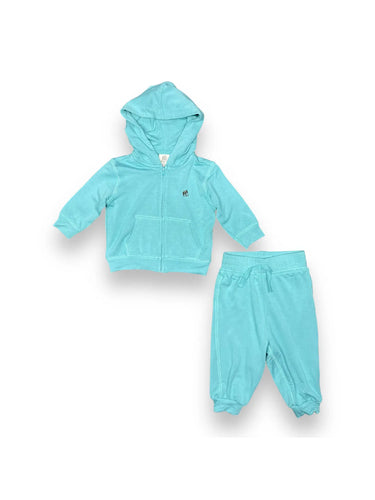 Baby zip up jogger set in ultra soft French Terry