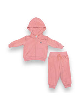 Load image into Gallery viewer, Baby zip up jogger set in ultra soft French Terry