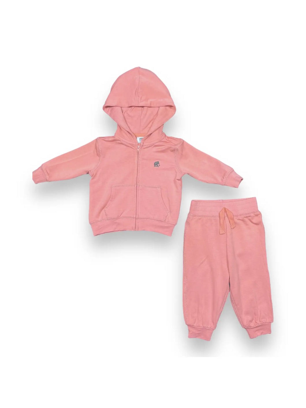 Baby zip up jogger set in ultra soft French Terry