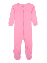 Load image into Gallery viewer, Light pink footed pajamas