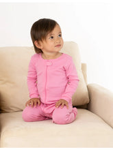 Load image into Gallery viewer, Light pink footed pajamas