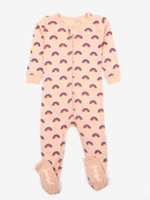 Load image into Gallery viewer, Rainbow footed pajamas