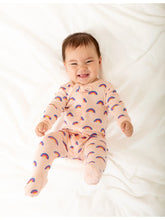 Load image into Gallery viewer, Rainbow footed pajamas