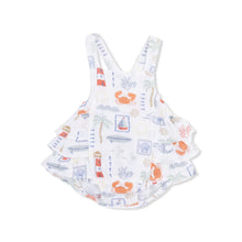 Load image into Gallery viewer, Club Mediterranean ruffle sunsuit