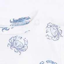 Load image into Gallery viewer, Blue crabs short sleeve bodysuit