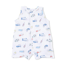 Load image into Gallery viewer, Fishing lures sleeveless shortie romper