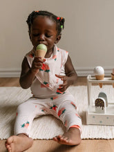 Load image into Gallery viewer, Strawberry Social bamboo romper