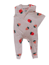 Load image into Gallery viewer, Strawberry Social bamboo romper