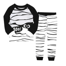 Load image into Gallery viewer, Glow in the dark Funny Mummy Halloween pajamas