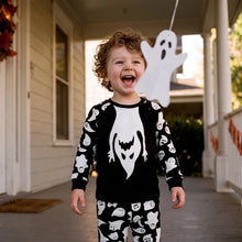 Load image into Gallery viewer, Glow in the dark Halloween king ghost pajamas