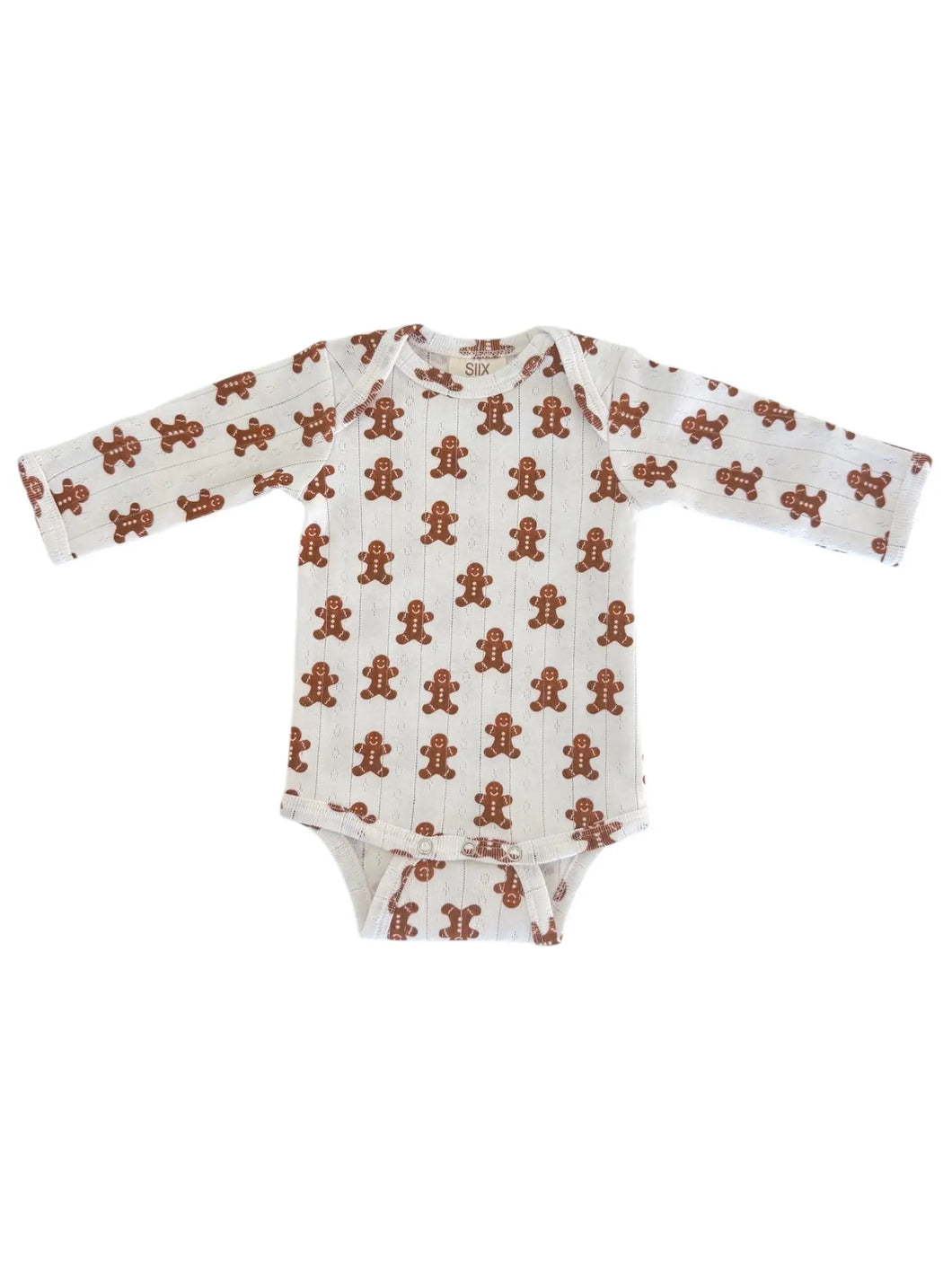 Organic pointelle long sleeve bodysuits