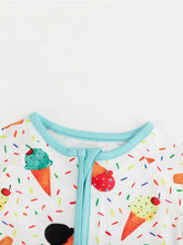 Load image into Gallery viewer, Ice cream long sleeve bodysuit