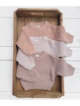 Load image into Gallery viewer, Chunky cotton oversized sweater