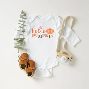 Hello pumpkin long sleeves onsie
