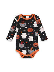 Halloween pumpkin party bodysuit