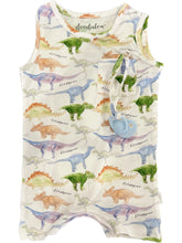 Load image into Gallery viewer, Bamboo baby romper Dino
