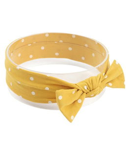 Polka Dot Bow Headband - More Colors Available!