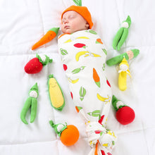 Load image into Gallery viewer, Fruit &amp; Veggie Muslin Swaddle