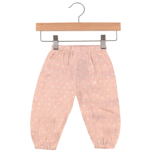 Pink Pearl Polka Dot Pants