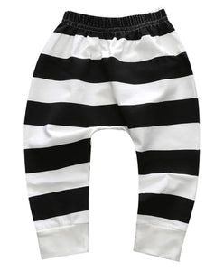 Black & White Striped Pant