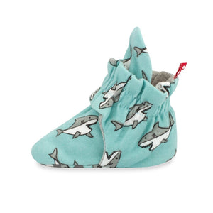 Baby Shark Organic Cotton Gripper Baby Bootie