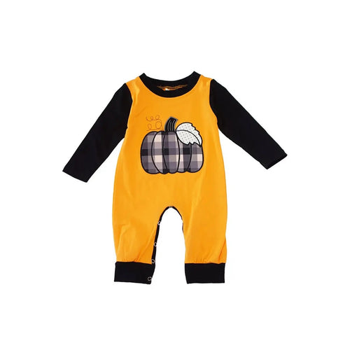 Pumpkin baby romper