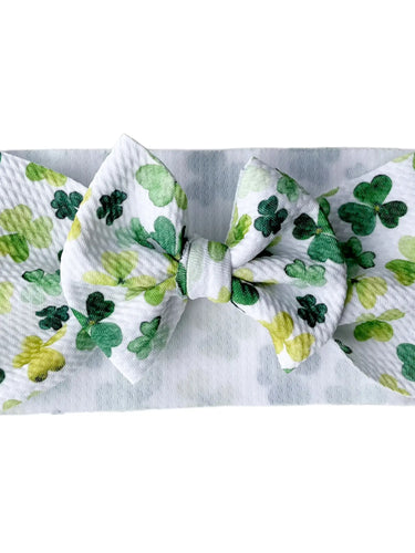 Shamrock baby bow