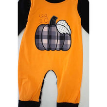 Load image into Gallery viewer, Pumpkin baby romper