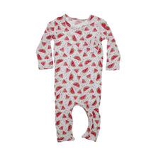 Load image into Gallery viewer, Bamboo baby romper Watermelon