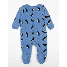 Load image into Gallery viewer, Footed Fleece Penguin Pajamas
