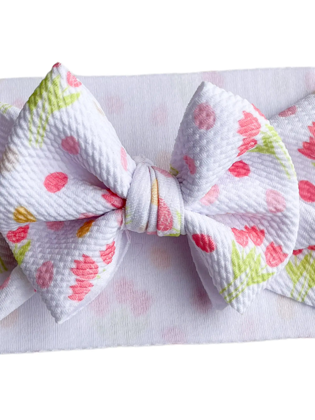 Tulip head wrap bow