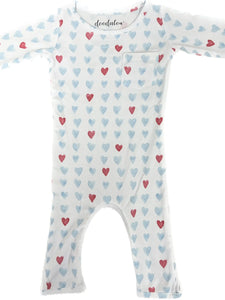 Bamboo baby romper Follow your heart