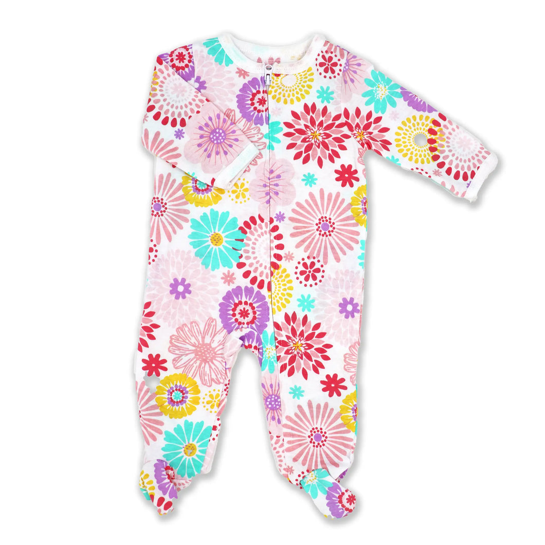 Bright floral coverall